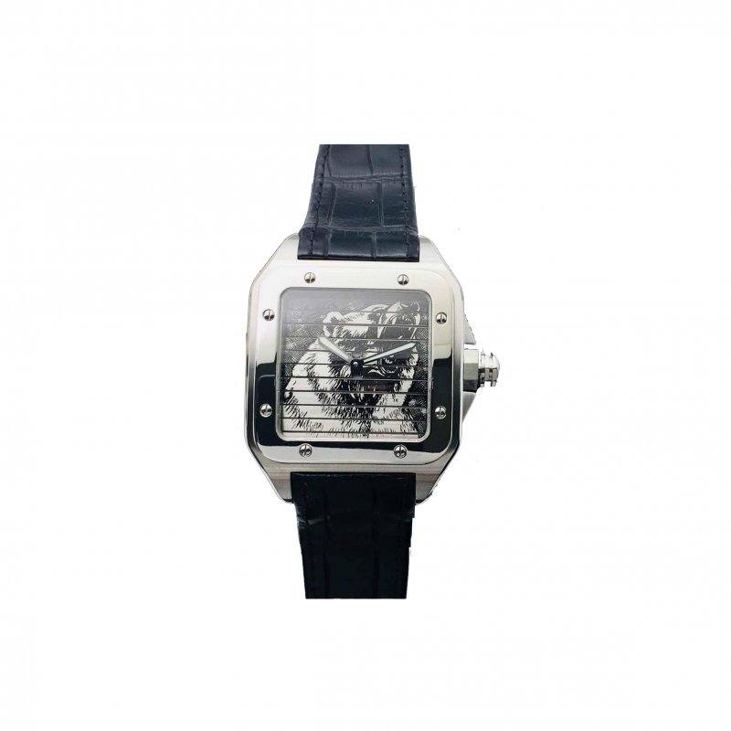 (image for) CARTIER SANTOS THREE-SIDED 45MM WATCH WM505914
