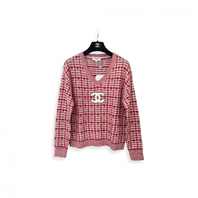 (image for) CHANEL V-NECK PULLOVER SWEATERKNIT SWEATER