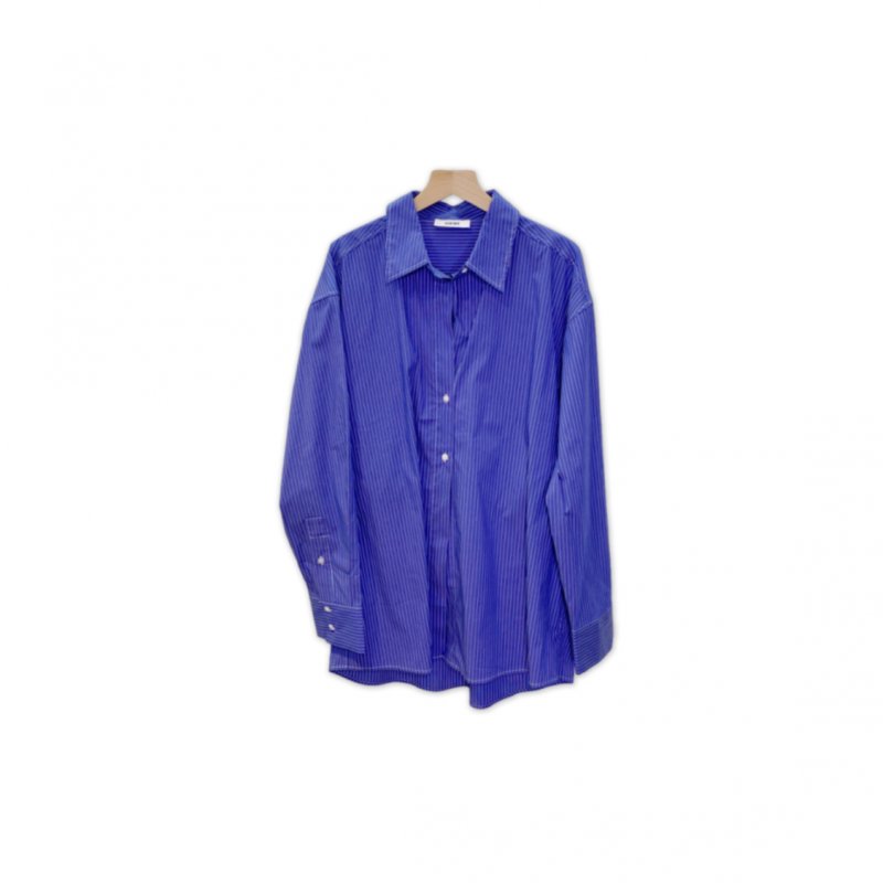 (image for) LOEWE STRIPED FAUX TWO-PIECE CASUAL SHIRT